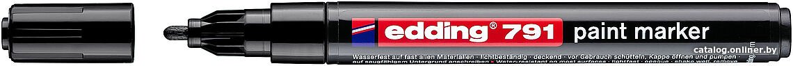 Маркер перманентный Edding 791 e-791A-1 (черный)