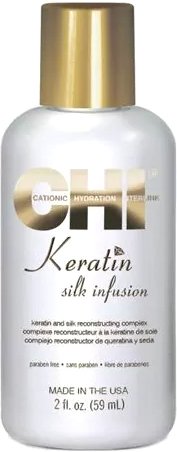 

Сыворотка CHI Keratin Silk Infusion восстанавливающая с шелком и кератином 59 мл