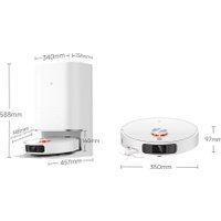 Робот-пылесос Xiaomi Mijia Omni Robot Vacuum M40 D110CN (с переходником на евровилку, белый)
