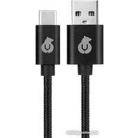 Кабель uBear Cord USB Type-A - USB Type-C DC07BL01-AC (1.2 м, черный)