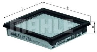 Воздушный фильтр Mahle Knecht LX1270