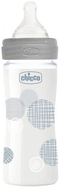 

Бутылочка для кормления Chicco Well-Being Glass Uni 00028721300000 (240 мл)