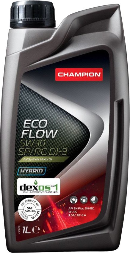 

Моторное масло Champion Eco Flow 5W-30 SP/RC D1-3 1л