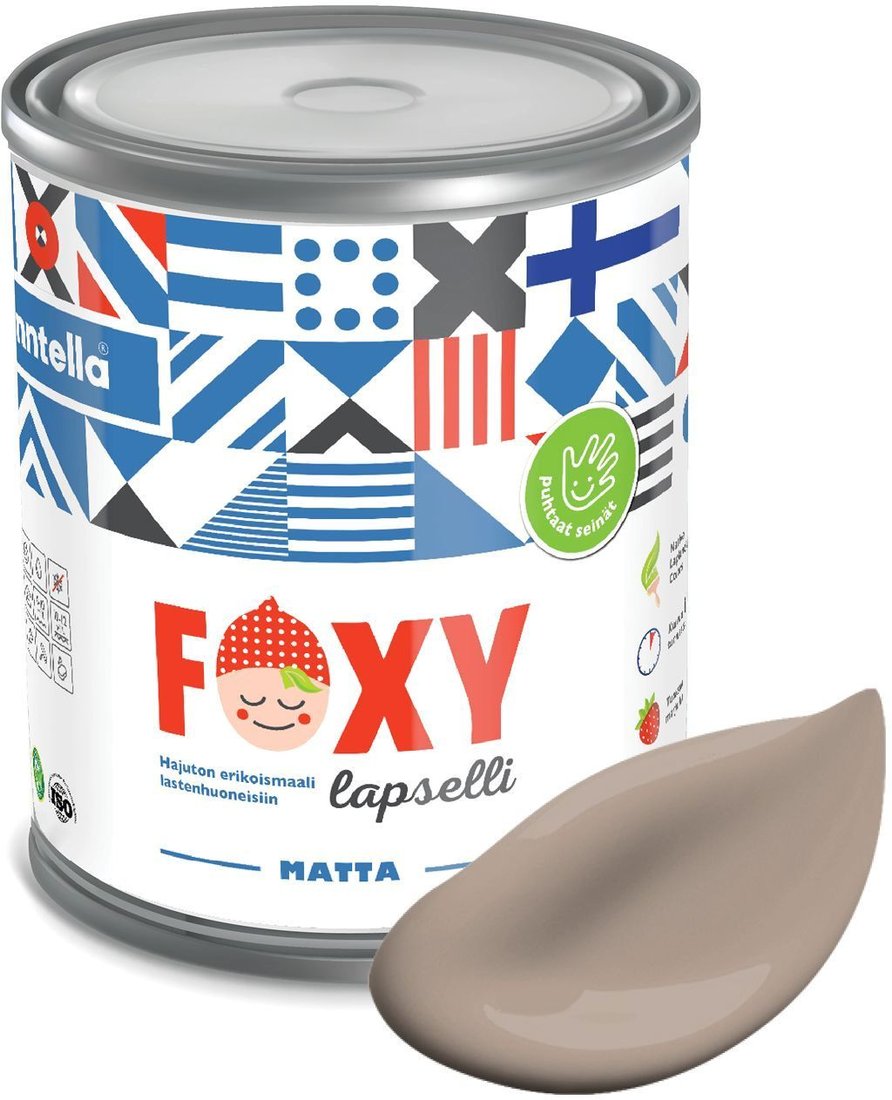 

Краска Finntella Foxy Lapselli Matte Oksa F-50-1-1-FL232 0.9 л (коричневый)