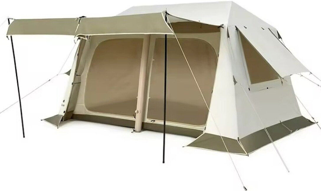 Кемпинговая палатка Naturehike Village 8.5 AIR (надувная, песочный)