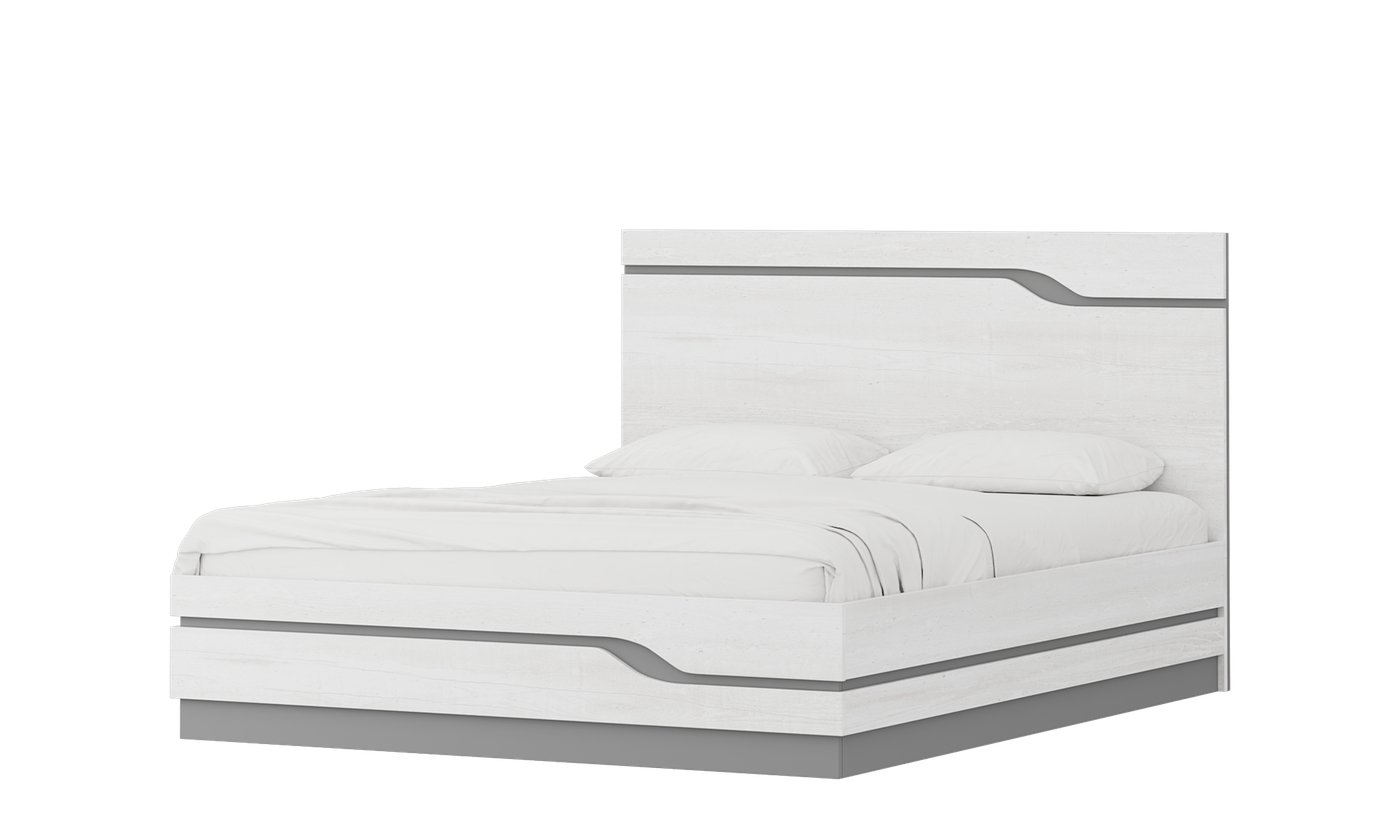 

Кровать Речицадрев Герда Р382.09 (сосна рокпорт лайт 543/титан)