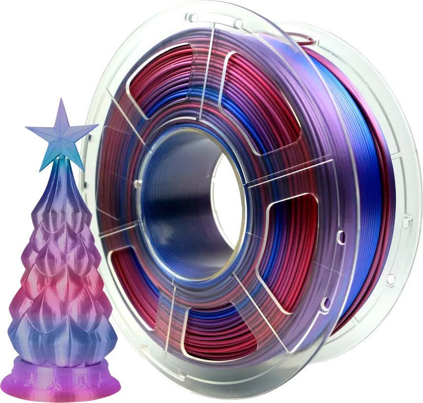 Филамент NV Print NV-3D-SILK-PLA-P-RAINBOW-02 (1.75мм, 1кг, радужный 02)