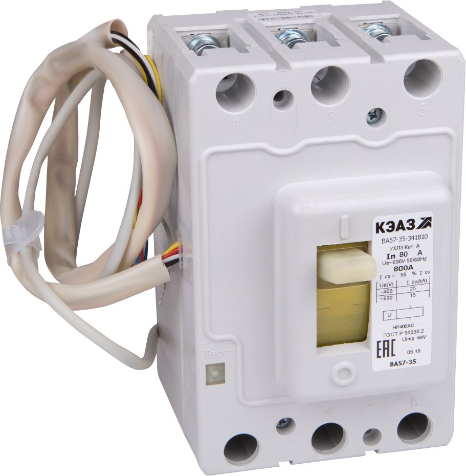 

Выключатель автоматический КЭАЗ ВА57-35-341210-250А-750-690AC-НР230AC/220DC-УХЛ3 108794