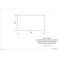 Кухонная мойка Reginox Ontario 70x40