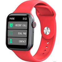 Умные часы Globex Urban Pro V65s (черный/красный)