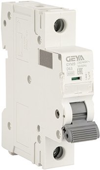 

Выключатель автоматический GEYA GYM9 1P 63А D 6кА GYM91P63D