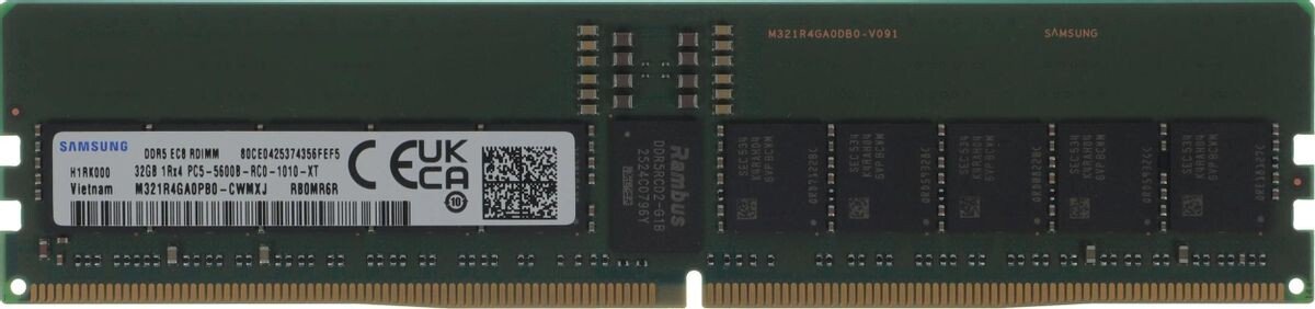 

Оперативная память Samsung 32ГБ DDR5 5600 МГц M321R4GA0PB0-CWM