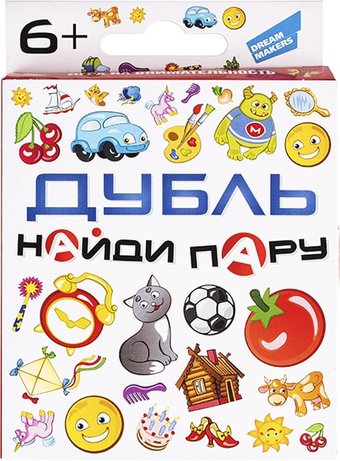 Настольная игра Dream Makers Дубль. Найди пару 2007С