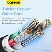 Кабель Baseus Pudding Series USB Type-A - USB Type-C (1.2 м, черный)