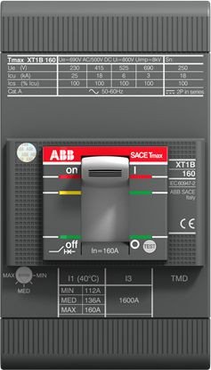 

Выключатель автоматический ABB XT1N160 TMD 25A 3P 36kA 1SDA080829R1