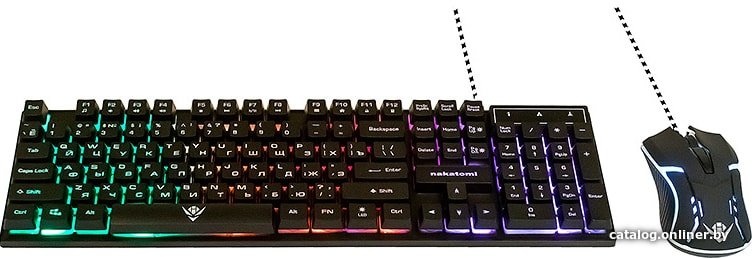 Игровой набор Nakatomi KMG-2305U (черный)