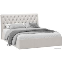 Кровать Трия Скарлет универсальная тип 1 с ПМ 160x200 (велюр бежевый)