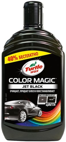 Turtle Wax Полироль Color Magic Jet Black Wax 500 мл +40% 53237