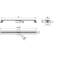 Трап/канал Mexen Flat MEX-1041100