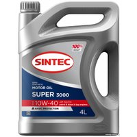 Моторное масло Sintec Super 3000 10W-40 SG/CD 4л