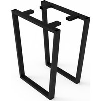 Подстолье для стола Mico Трапеция Лофт 700x740 50x25 (черный премиум матовый)