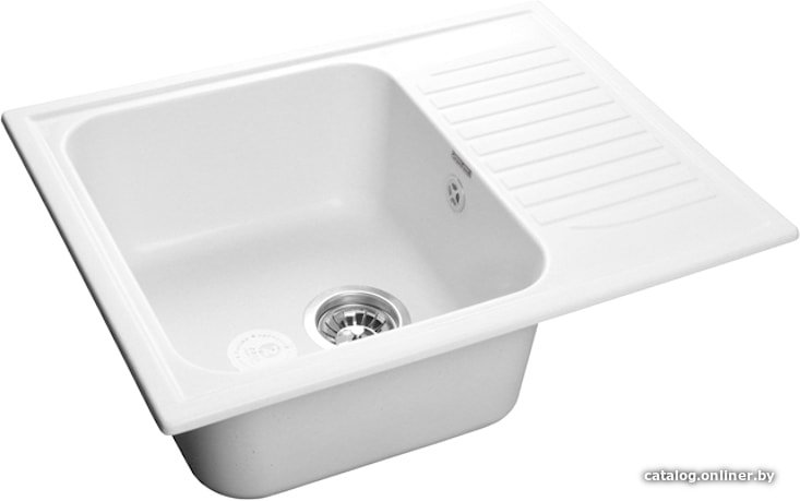 Кухонная мойка GranFest GF-S645L (иней)
