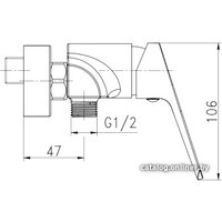 Смеситель Cersanit Flavis 63036