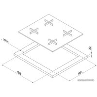 Варочная панель Korting HGG 785 CTN