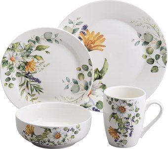 Набор обеденных тарелок Lefard Ромашковое поле 358-2226