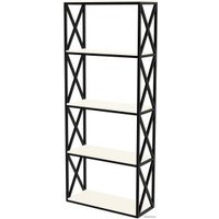 Стеллаж TMB Loft Саймон ЛДСП 60x40x160 (альпийский белый)