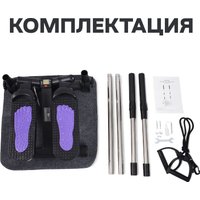 Поворотный степпер Calviano 202 (фиолетовый)