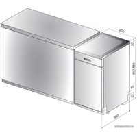 Отдельностоящая посудомоечная машина Hotpoint-Ariston HSFO 3T223 WC X