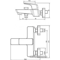 Смеситель Aquanet Gotic AF440-20B