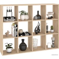 Стеллаж Кортекс-мебель Дельта-12 км.02542 140x105 (дуб сонома)