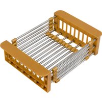 Кухонная мойка Basic CL DS Decor 45x50 (золото, коландер, дозатор)