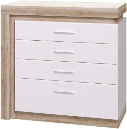 

Комод Ижмебель Люмен 13 (дуб сокраменто-белый снег)