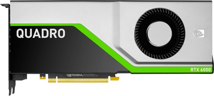 

Видеокарта PNY Quadro RTX 6000 24GB GDDR6 VCQRTX6000-PB