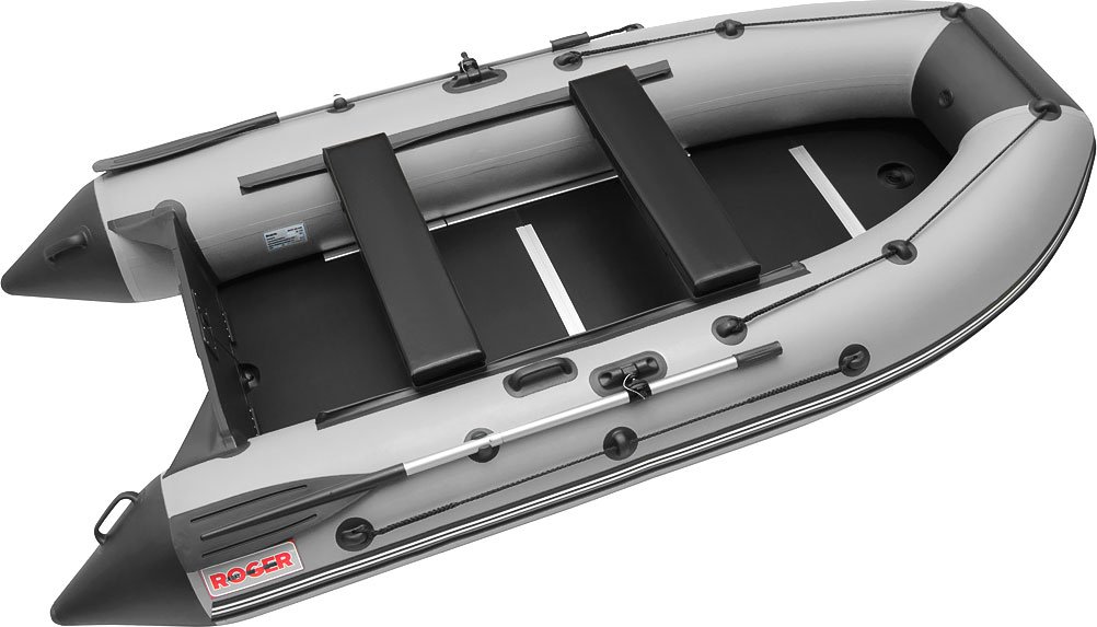 

Моторно-гребная лодка Roger Boat Hunter Keel 3200 (малокилевая, серый/черный)