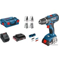 Дрель-шуруповерт Bosch GSR 18-2-LI Plus Professional 0615990H27 (с 2-мя АКБ, кейс)