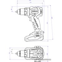 Дрель-шуруповерт Metabo BS 18 LT BL 602325550 (с 2-мя АКБ, кейс)