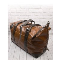 Дорожная сумка Carlo Gattini Fidenza Premium 4036-03 (коньячный/темно-коричневый)