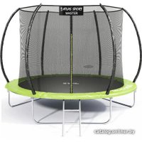 Батут Atlas Sport 252 см - 8ft Master (с лестницей, зеленый)