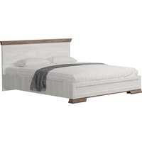 Кровать Black Red White Marselle LOZ180х200 М (ясень снежный/дуб сонома темный/ясень снежный)