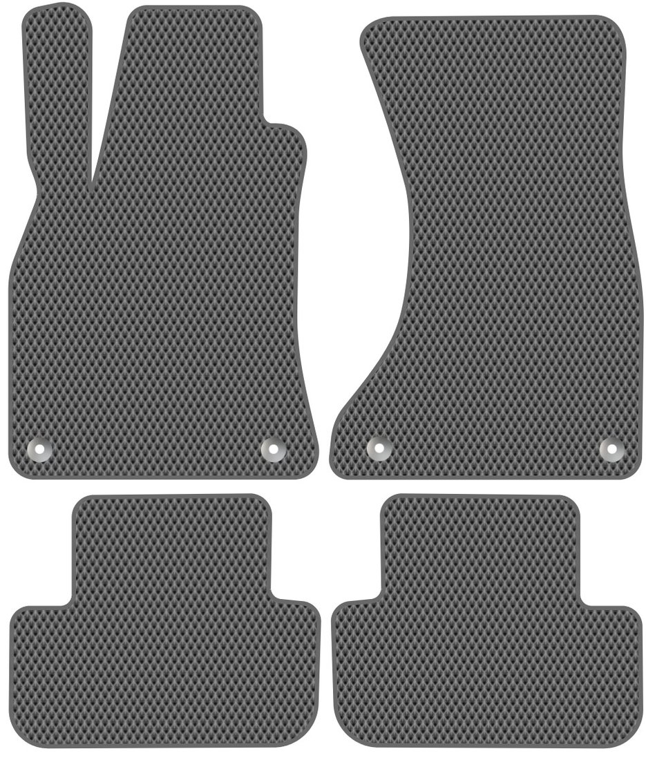 

Комплект ковриков для авто Alicosta Audi S4 IV (универсал, седан / 8K5, 8K2) 2008 - 2016 (серый, ромб)