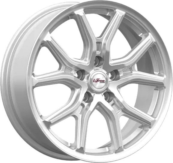 

Литые диски iFree Страйк 17x6.5" 5x114.3мм DIA 66.6мм ET 37мм Нео классик