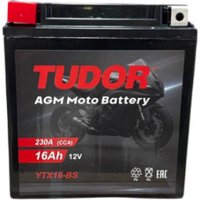 Мотоциклетный аккумулятор Tudor YTX16-BS L+ (16 А·ч)
