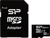 Superior microSDHC SP032GBSTHDU1V10SP 32GB (с адаптером)