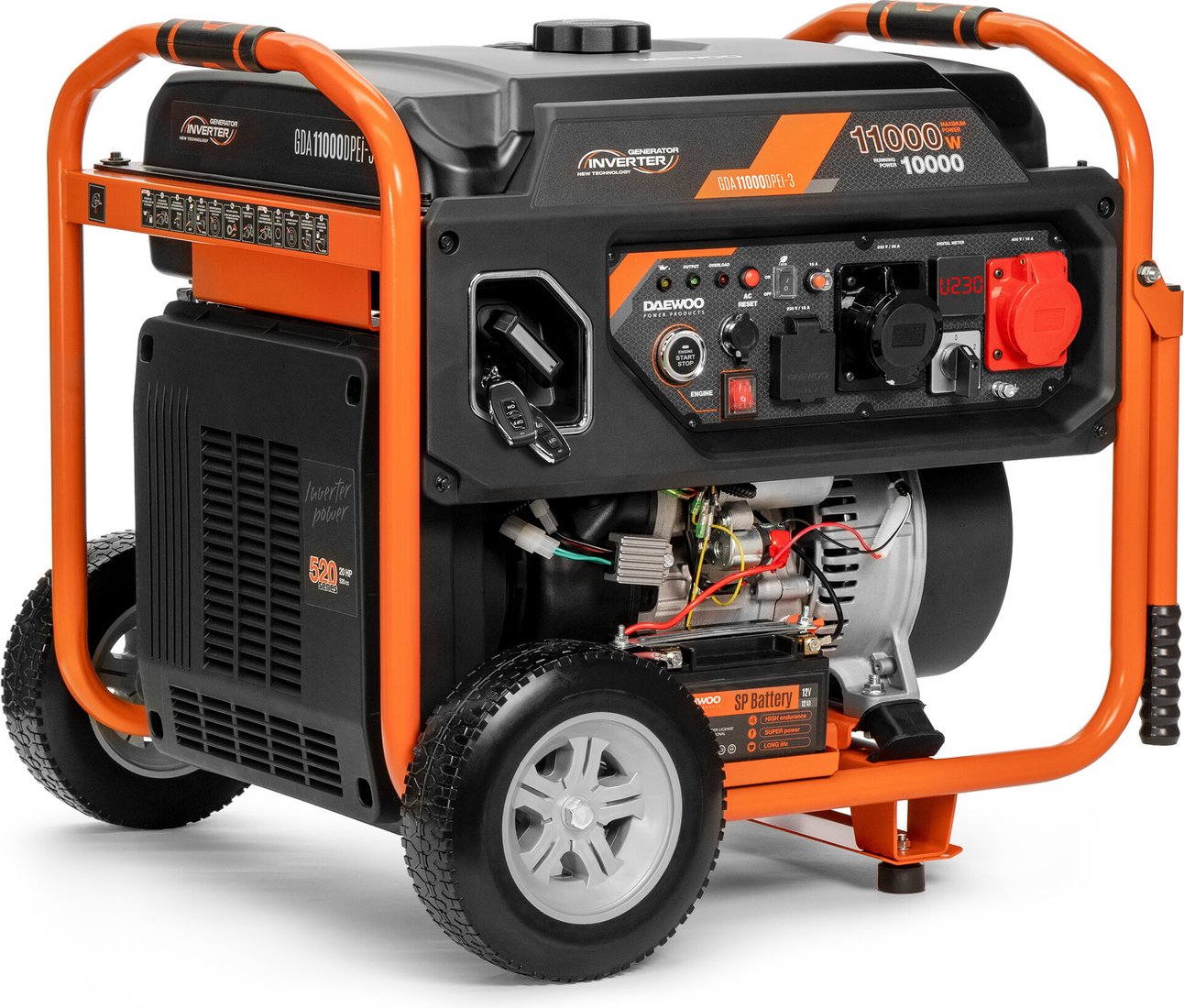 

Бензиновый генератор Daewoo Power GDA 11000DPEi-3