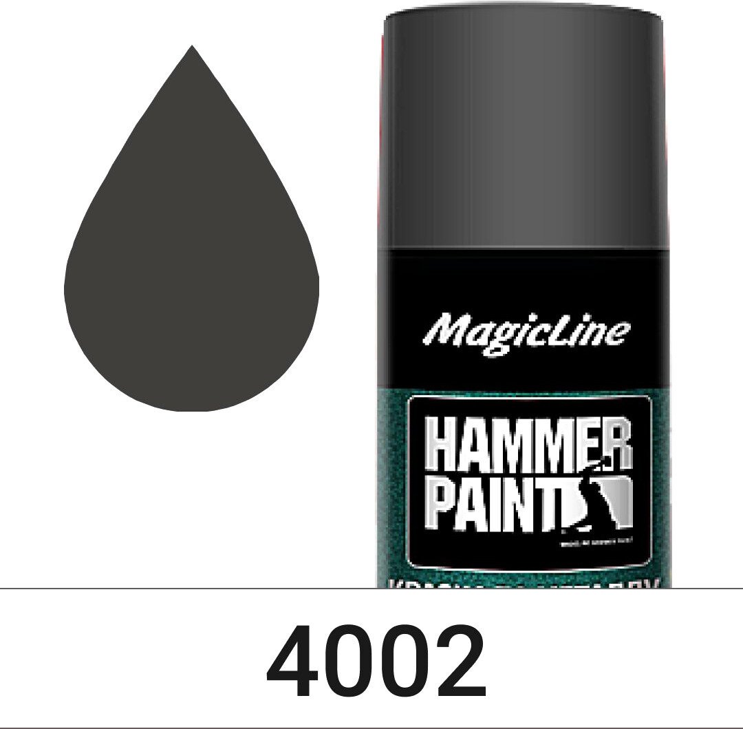 

Автомобильная краска MagicLine по металлу (молотковая) темно-серый 265 г