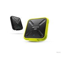 Внешний накопитель ADATA SD700 256GB (черный/желтый) [ASD700-256GU3-CYL]